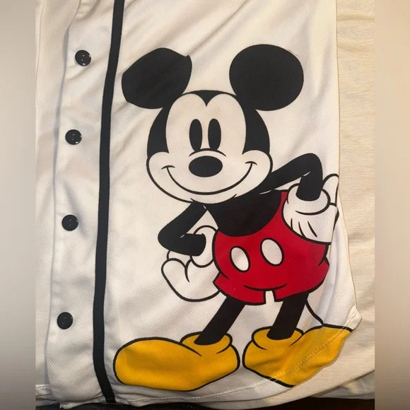 Disney Mickey and Minnie Kids Jersey - White, Red, Yellow - Picture 3 of 5